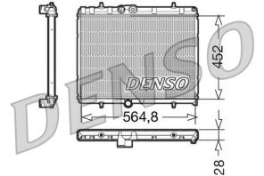 Denso DRM21057 - Chladič vody