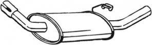 Bosal 154-801 - Zadný tlmič -