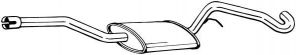 Bosal 284-813 - Stredný tlmič -