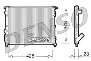 Denso DRM23001 - Chladič vody