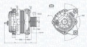 Magneti Marelli 063732182010 - Alternátor -