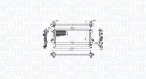 Magneti Marelli 350213214900 - Chladič vody -