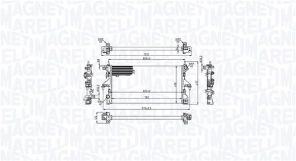 Magneti Marelli 350213215200 - Chladič vody -