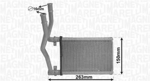 Magneti Marelli 350218490000 - Výmenník tepla vnútorného kúrenia