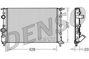 Denso DRM23008 - Chladič vody