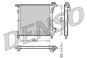 Denso DRM23012 - Chladič vody