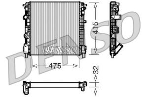 Denso DRM23015 - Chladič vody