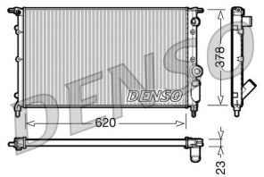 Denso DRM23022 - Chladič vody