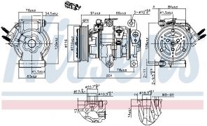 Nissens 891007 - Kompresor -