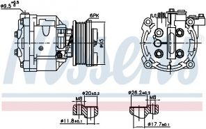 Nissens 891078 - Kompresor -