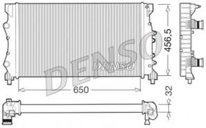 Denso DRM23025 - Chladič vody