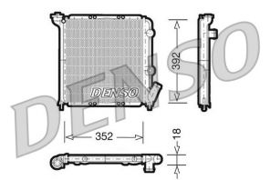 Denso DRM23026 - Chladič vody