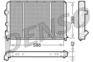 Denso DRM23051 - Chladič vody