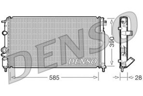 Denso DRM23052 - Chladič vody