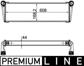 Mahle CR 1195 000P - Chladič vody -