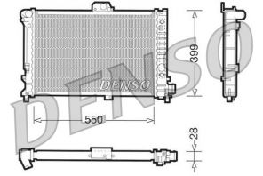Denso DRM25007 - Chladič vody