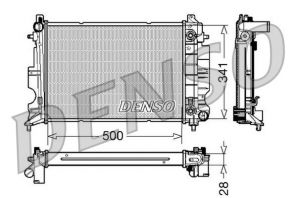 Denso DRM25013 - Chladič vody