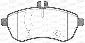 Open Parts BPA1301.00 - Brzdové platničky -
