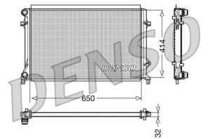 Denso DRM32016 - Chladič vody