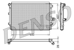 Denso DRM32017 - Chladič vody