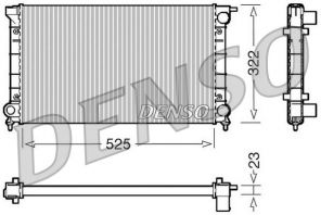 Denso DRM32024 - Chladič vody