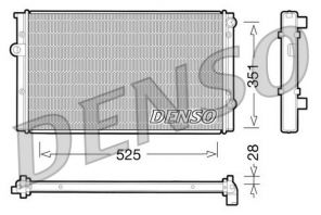Denso DRM32028 - Chladič vody