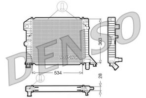 Denso DRM33021 - Chladič vody