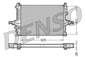 Denso DRM33065 - Chladič vody