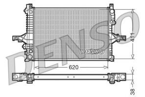 Denso DRM33066 - Chladič vody