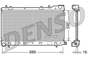 Denso DRM36003 - Chladič vody