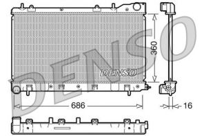 Denso DRM36004 - Chladič vody