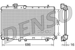 Denso DRM36006 - Chladič vody