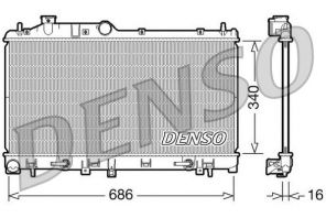 Denso DRM36008 - Chladič vody