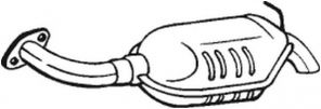 Bosal 171-019 - Zadný tlmič -