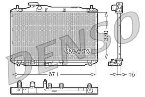 Denso DRM40005 - Chladič vody