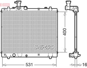 Denso DRM47034 - Chladič vody