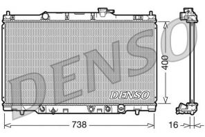 Denso DRM40012 - Chladič vody