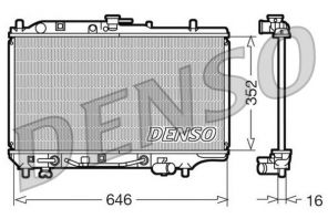 Denso DRM44005 - Chladič vody