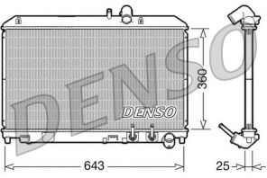 Denso DRM44012 - Chladič vody