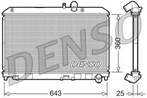 Denso DRM44013 - Chladič vody