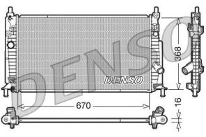 Denso DRM44020 - Chladič vody
