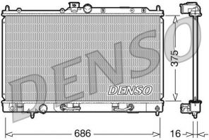 Denso DRM45024 - Chladič vody