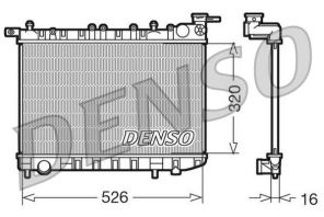 Denso DRM46015 - Chladič vody