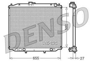 Denso DRM46020 - Chladič vody