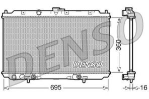Denso DRM46024 - Chladič vody