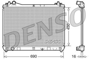 Denso DRM47016 - Chladič vody