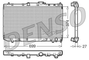 Denso DRM50016 - Chladič vody