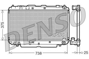 Denso DRM50021 - Chladič vody