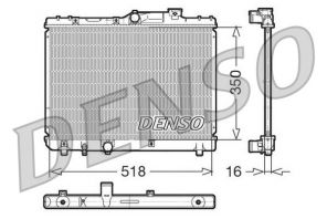 Denso DRM50029 - Chladič vody