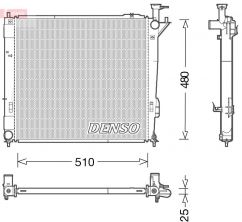 Denso DRM41015 - Chladič vody